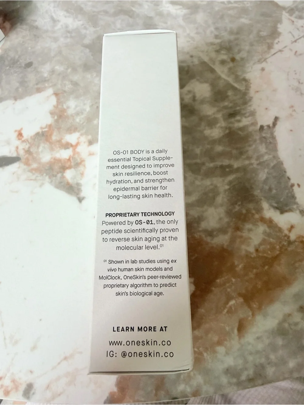 One Skin OS-01 Body Essential Moisturizer